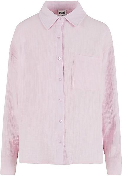 URBAN CLASSICS Klassische Bluse Urban Classics Ladies Oversized Musselin Bl günstig online kaufen
