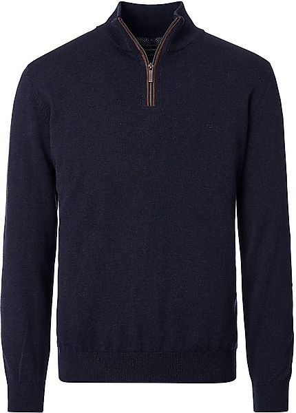 Casa Moda Halfzip Pullover Solid Navy - Größe XL günstig online kaufen