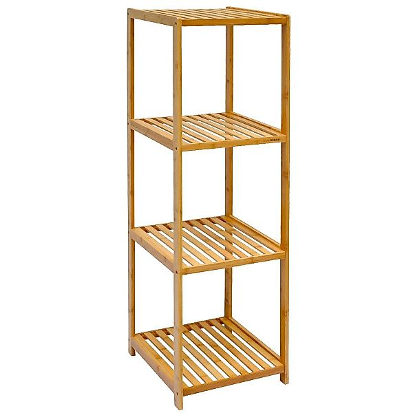 DuneDesign Regal Badregal 38x39,5x124,5cm Bambus Holz günstig online kaufen