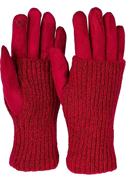 styleBREAKER Strickhandschuhe Touchscreen Stoff Handschuhe mit günstig online kaufen
