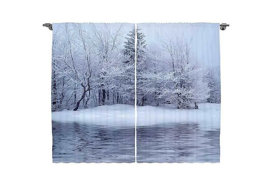 Abakuhaus Gardine Schlafzimmer Kräuselband Vorhang mit Schlaufen und Haken, günstig online kaufen