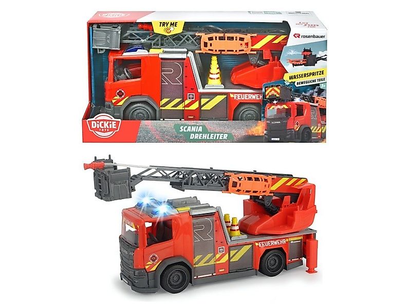 Dickie Toys Spielzeug-Feuerwehr SOS Scania Drehleiter 203716017 günstig online kaufen