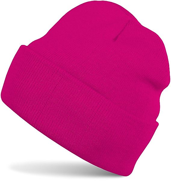 styleBREAKER Strickmütze Winter Strickmütze mit Krempe günstig online kaufen