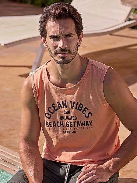 LERROS Muskelshirt "LERROS Herren Tanktop mit Brustprint" günstig online kaufen