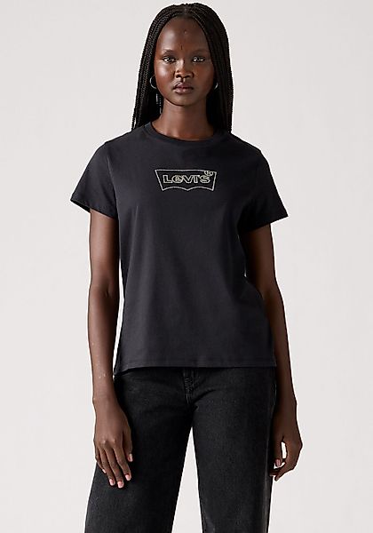 Levis Rundhalsshirt "THE PERFECT TEE", mit Logo im Metallic-Holo Print günstig online kaufen