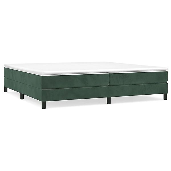 Vidaxl Boxspringbett Dunkelgrün 200x200 Cm Samt günstig online kaufen
