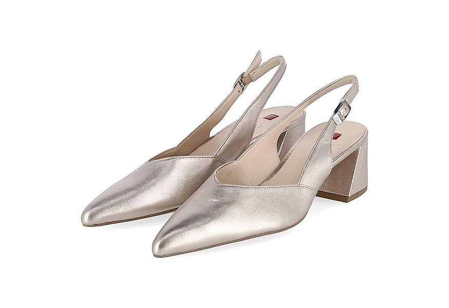 Högl Högl 11046117800 Damen Glattleder hellbraun Slingpumps günstig online kaufen