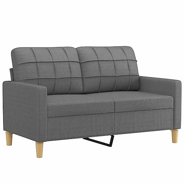 vidaXL 2-Sitzer-Sofa Dunkelgrau 120 cm Stoff 359084 günstig online kaufen