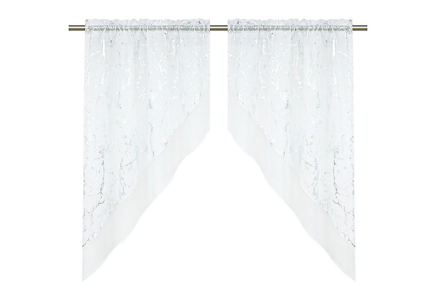 Joyswahl Scheibengardine Alice (2 St), Stangendurchzug, transparent, zweila günstig online kaufen