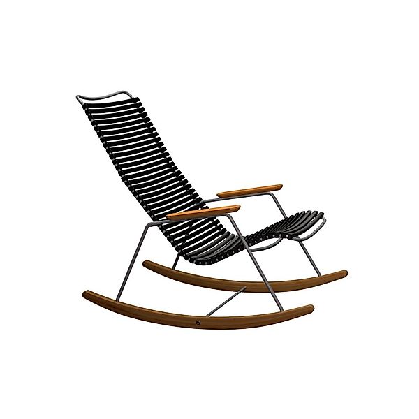 Outdoor Schaukelstuhl Click  schwarz günstig online kaufen