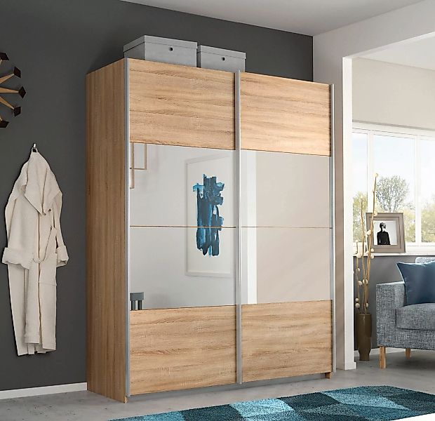 rauch Schwebetürenschrank "Quadra", mit Spiegelelementen günstig online kaufen