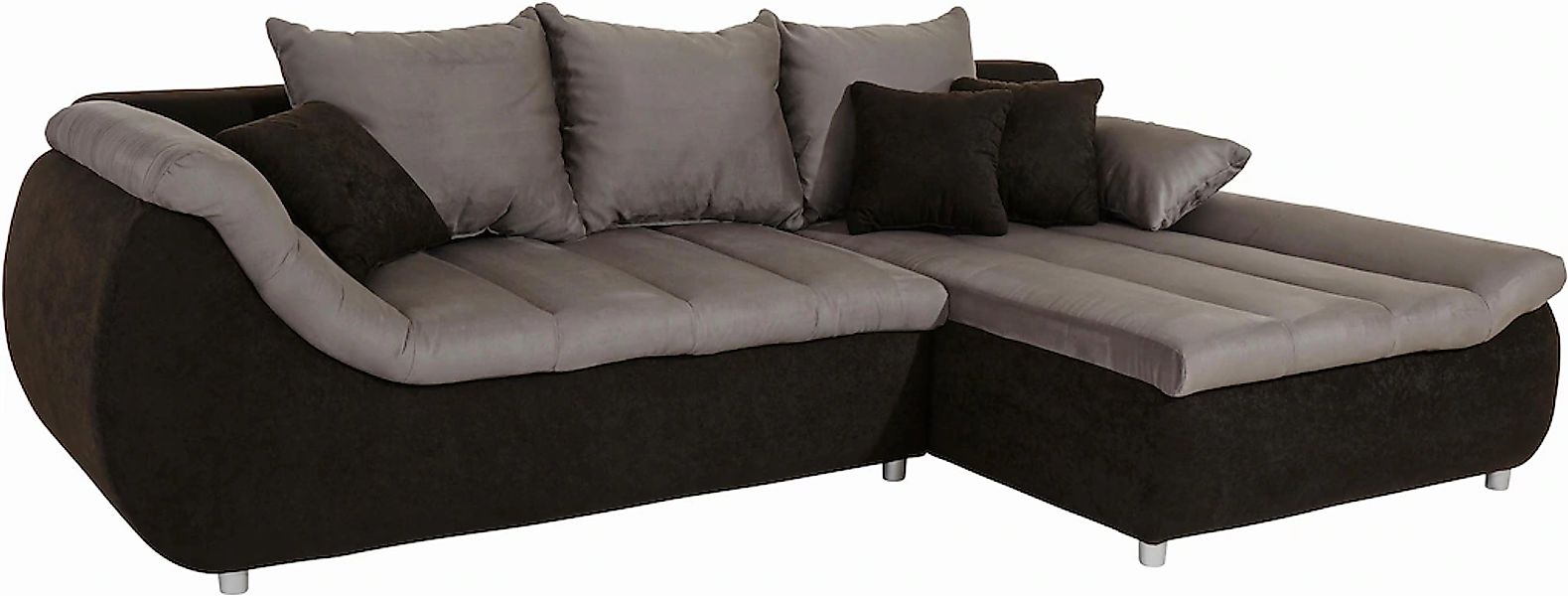 Home affaire Ecksofa "Imolla modern, Breite 270cm, bequem, aktuelle Steppun günstig online kaufen