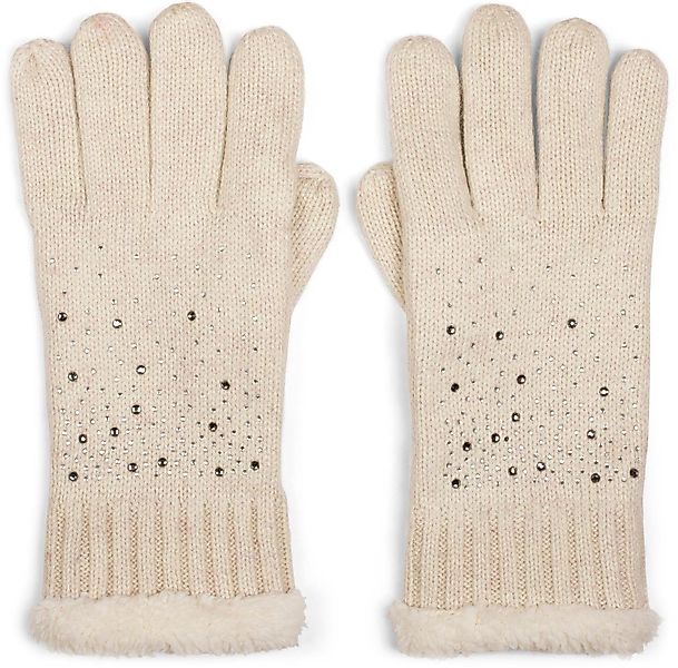 styleBREAKER Strickhandschuhe Strickhandschuhe mit Strass und günstig online kaufen