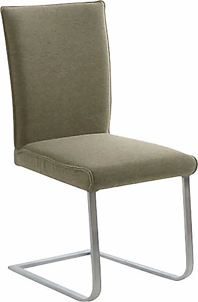 K+W Komfort & Wohnen Freischwinger "Santos III" () mit Sattlernaht, Gestell günstig online kaufen