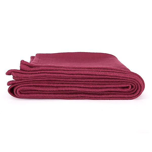 Wohndecke Yogadecke SHAVASANA, Baumwolle weinrot, bodhi günstig online kaufen