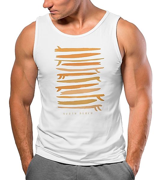 Neverless Tanktop Herren Tank-Top Surfboards South günstig online kaufen