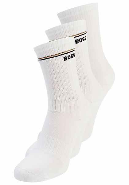 BOSS Basicsocken "3P QS Iconic CC SP W", (3 Paar), kontrastfarbene Details günstig online kaufen