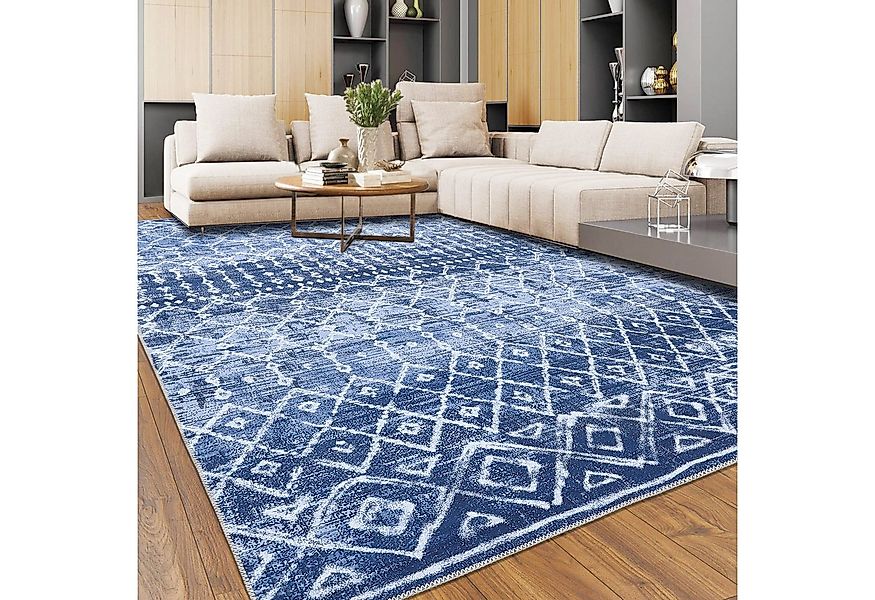 GarveeMore Teppich 1150 g/m², 100 % Polyester Waschbarer, faltbarer, bedruc günstig online kaufen