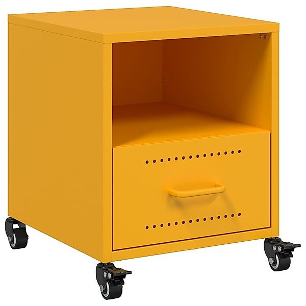 vidaXL Nachttisch Nachttisch Senfgelb 36x39x43,5 cm günstig online kaufen