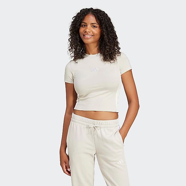 adidas Sportswear T-Shirt "ESSENTIALS 3-STREIFEN SLIM BABY" schmale Passfor günstig online kaufen