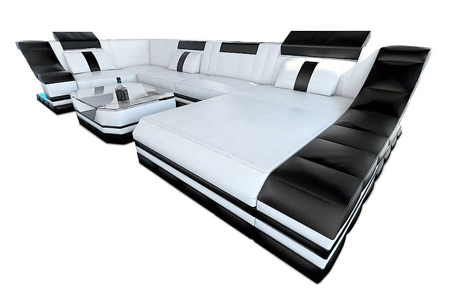 Sofa Dreams Wohnlandschaft Ledersofa Ledercouch Turino günstig online kaufen