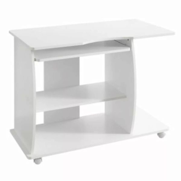 FineBuy Schreibtisch Weiß 50 cm breit weiß günstig online kaufen