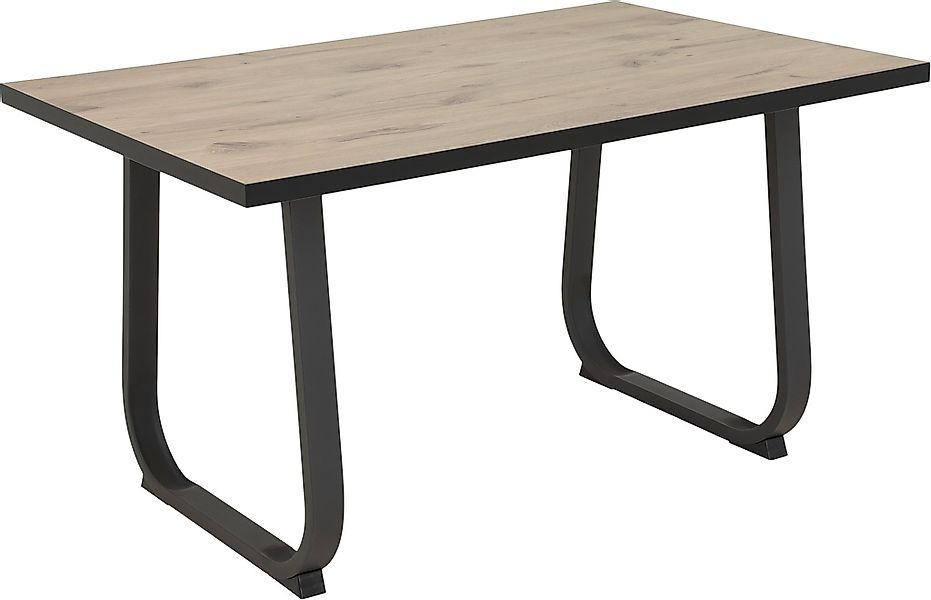 HELA Essgruppe »RUHR«, (4 tlg.), Kufentisch 140x90 cm, Schwingstuhl und Ban günstig online kaufen