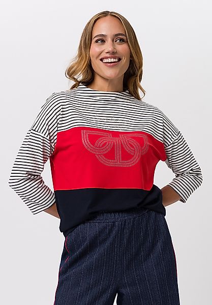 TUZZI Langarmshirt mit funkelndem Print günstig online kaufen