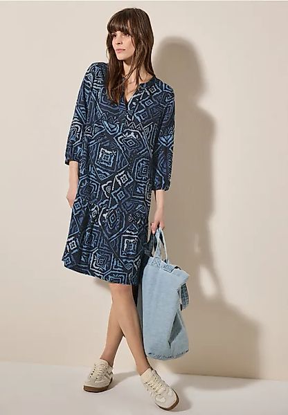 CECIL Gemustertes Volant-Kleid günstig online kaufen