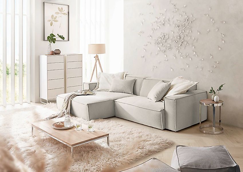 3C Candy Ecksofa "Matteo in elegant, kubischer Formensprache, bequem, L-For günstig online kaufen