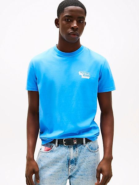 Tommy Jeans T-Shirt "TJM SLIM STACK LOGO TEE EXT", Mit Rundhalsausschnitt günstig online kaufen