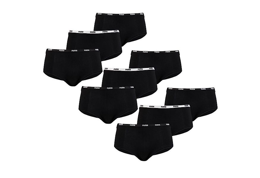 PUMA BODYWEAR Panty Mini Shorts Comfort Cotton Stretch (9-St., Set) Webgumm günstig online kaufen