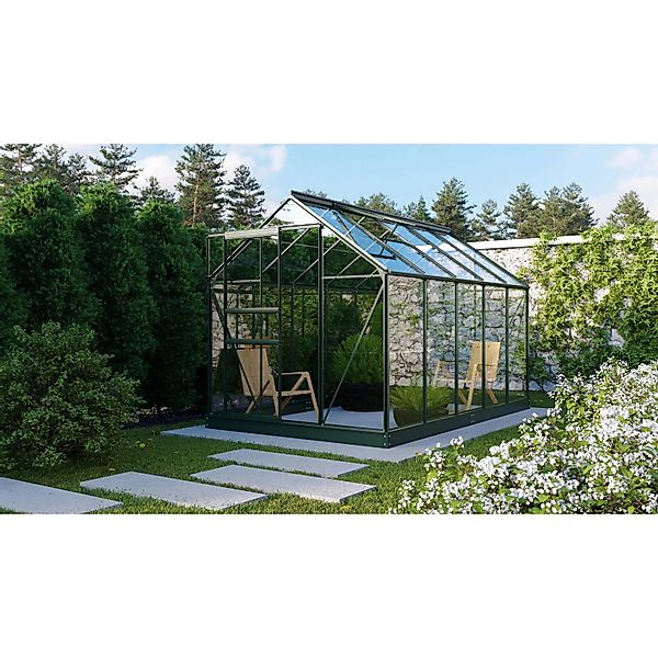 Vitavia Gewächshaus Planet 6200 Smaragd 6,2 m² inkl. Fundamentrahmen günstig online kaufen