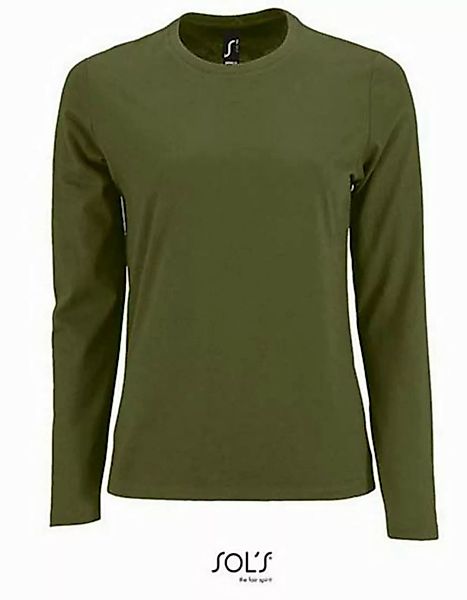 SOLS Langarmshirt 1er/2er Pack Damen Langarm-Shirt für Frauen Gr. S bis XXL günstig online kaufen