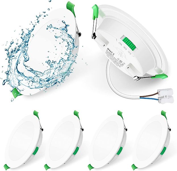 ALUSSO LED Einbaustrahler 6er-Set, 230 V günstig online kaufen