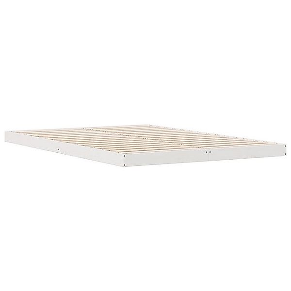 vidaXL Bett Bodenbett 160x220 cm Massivholz Kiefer (1-tlg) günstig online kaufen