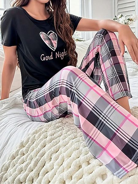 Elegant Love Pyjama Lässiger Schlafanzug Damen – Nachtwäsche & gemütliche H günstig online kaufen