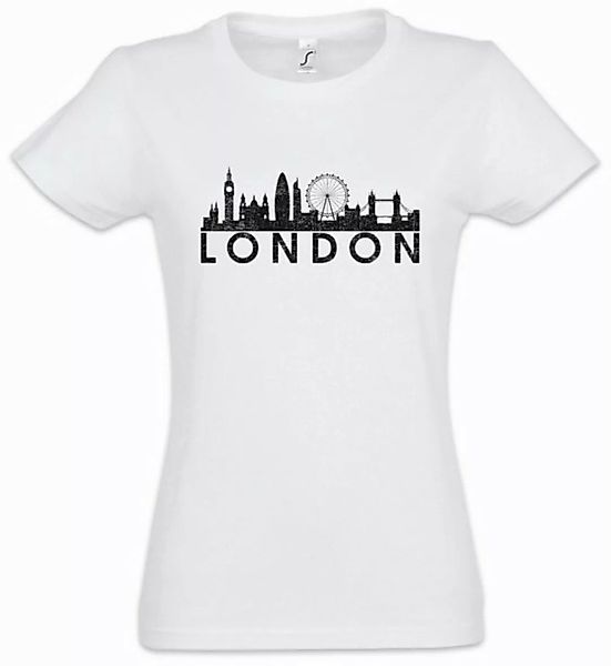 Urban Backwoods Print-Shirt Skyline London Damen T-Shirt Stadt City Fun Eng günstig online kaufen