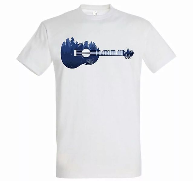 Youth Designz T-Shirt Ukelele Waldmotiv Herren Shirt mit trendigem Frontpri günstig online kaufen