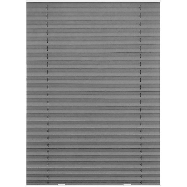 Lichtblick Dachfenster Plissee Easyfix ohne Bohren Grau 95,3 cm x 122 cm günstig online kaufen