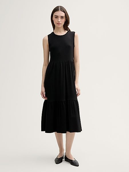 TOM TAILOR Denim Sommerkleid Midi-Kleid mit günstig online kaufen