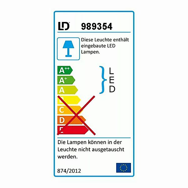 home24 Leuchten Direkt LED-Klemmleuchte Podgy Schwarz Kunststoff 6x13x6 cm günstig online kaufen