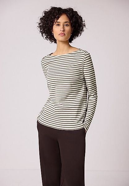 STREET ONE Langarmshirt aus reiner Baumwolle günstig online kaufen