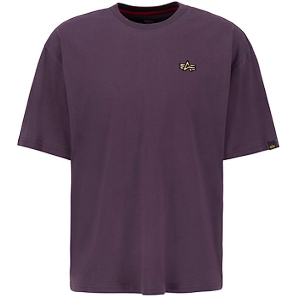 Alpha  T-Shirt 3D Small Logo T - Plum günstig online kaufen