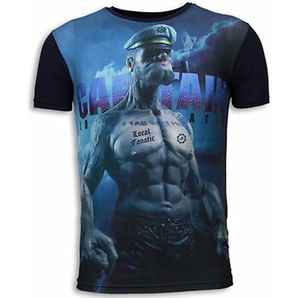 Local Fanatic  T-Shirt Captain Sailor Man Digital Strass günstig online kaufen