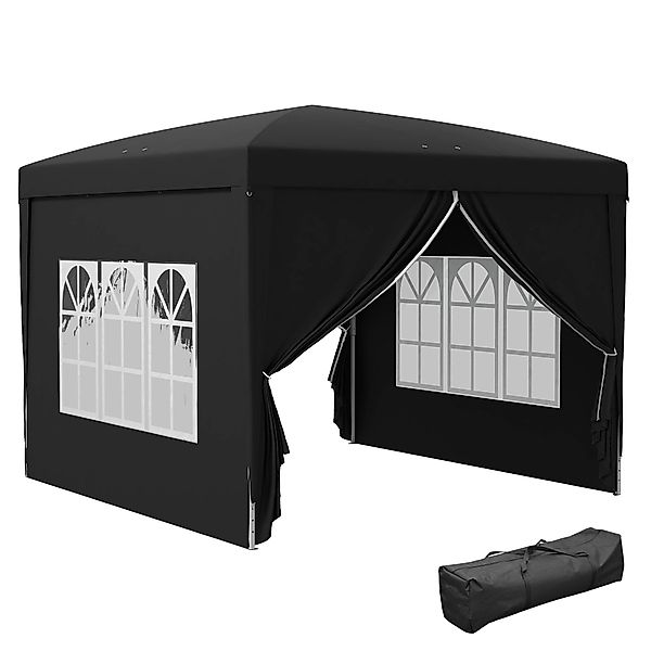 Outsunny Faltpavillon 3x3m, wasserabweisend stabil winterfest, günstig online kaufen