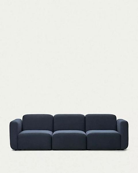 Natur24 Sofa 3-Sitzer-Sofa Neom 263 x 89 x 78 cm Blau Sitzgelegenheit Wohnz günstig online kaufen