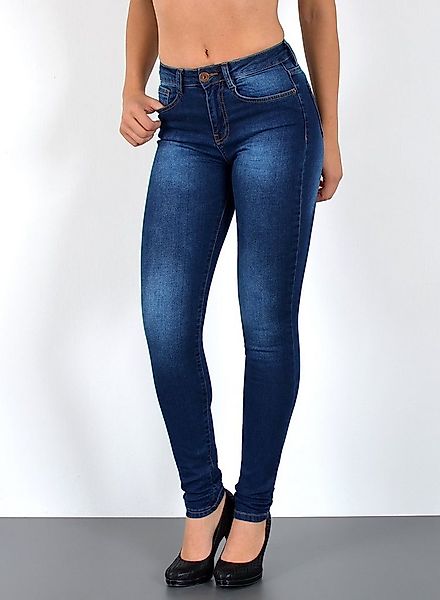ESRA Skinny-fit-Jeans S400 Damen High Waist Skinny Jeans Stretch Hose hohe günstig online kaufen