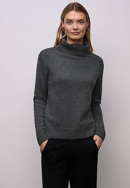 STREET ONE Rollkragenpullover mit feinem Strickmuster günstig online kaufen