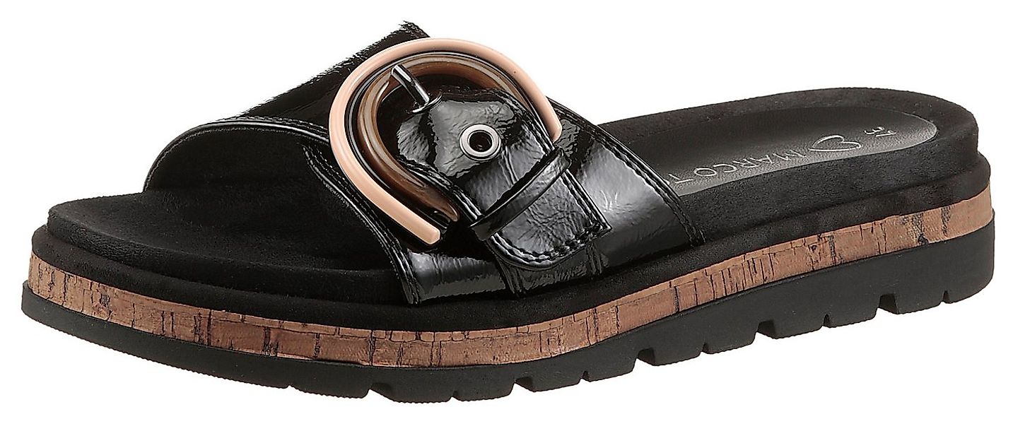 MARCO TOZZI Pantolette, Plateau, Sommerschuh, Schlupfschuh mit dekorativer günstig online kaufen